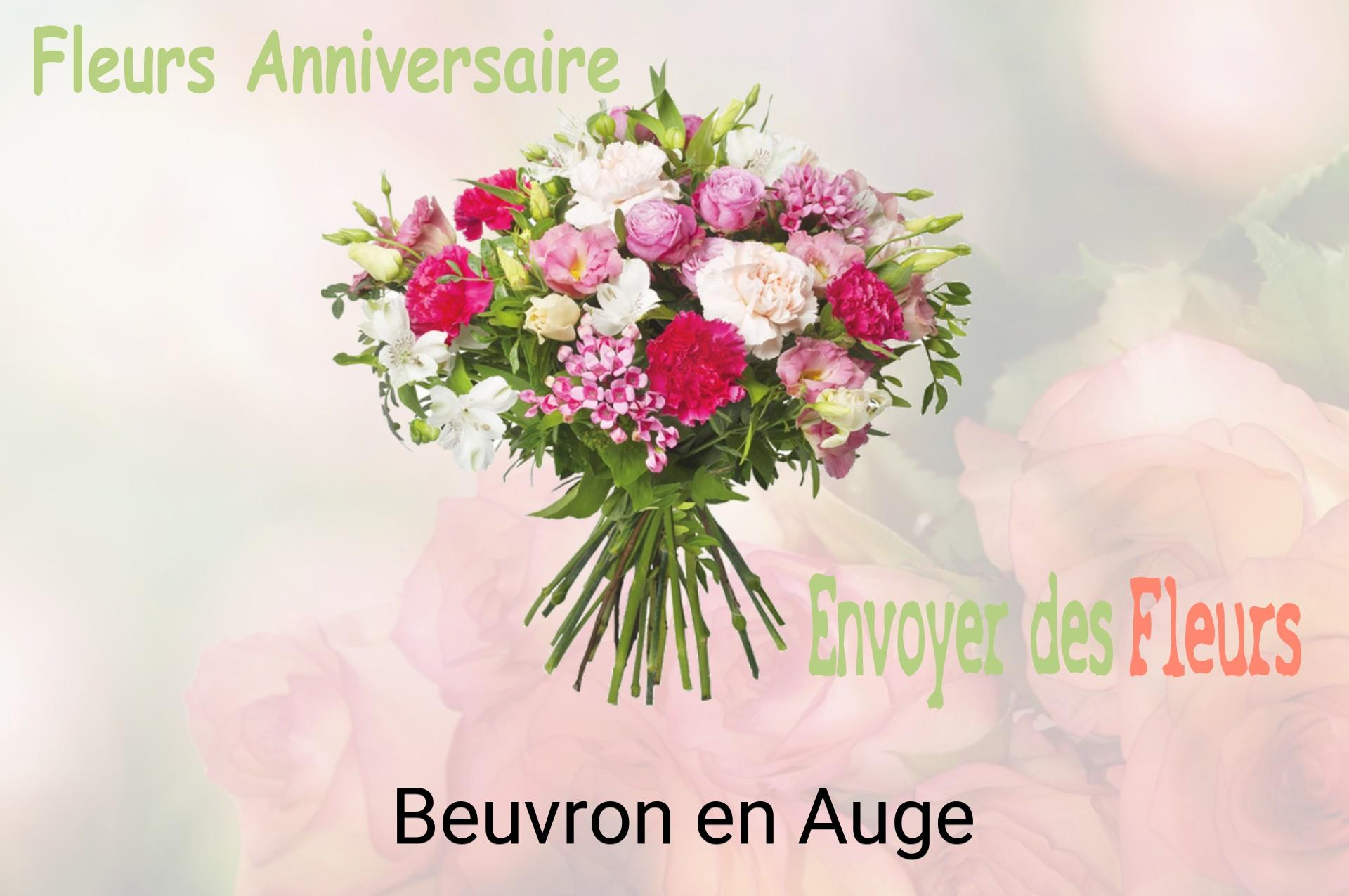 Bouquet de fleurs d’anniversaire livré à Beuvron-en-Auge